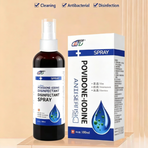 Medical Povidone-Iodine Disinfectant Spray, Wound Antiseptic for Pets, Infants, First Aid Sterilization