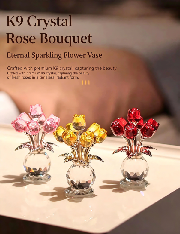 Eternal Crystal Rose Bouquet