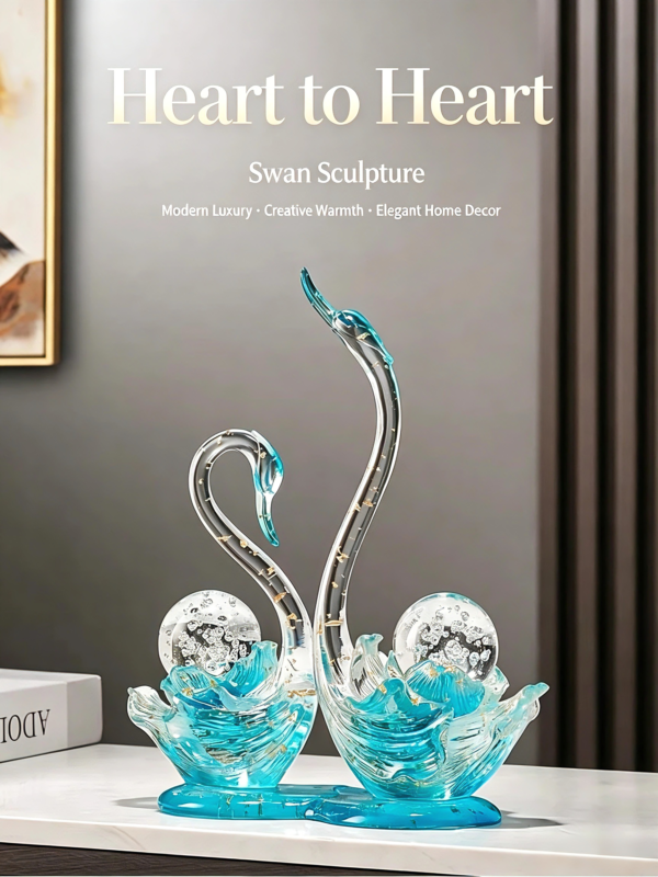 Luxe Swan Sculpture