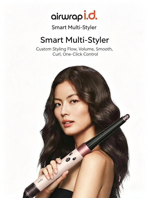 D HS08 Smart Multi‑Styler Gift Set, Curler & Straightener 2‑in‑1