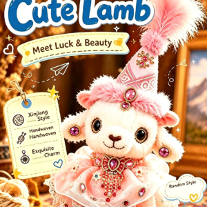 Artisanal Hand‑Made Xinjiang Lamb Plush Doll Collection