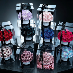 Hand‑Crafted Preserved Rose Hug Bucket Collection