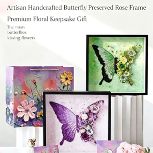 Handcrafted Eternal Floral Photo Keepsake